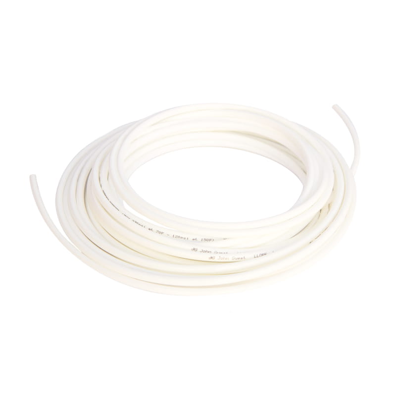 Wężyk John Guest 1/4 cala, rura z polietylenu. Wężyk do podłączenia lodówki i filtrów wody. Kolor biały.