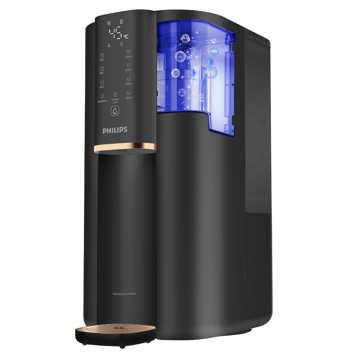 PHILIPS ADD6901HBK01/10 stacja wody z odwróconą osmozą. Nowoczesny dystrybutor wody na blat.