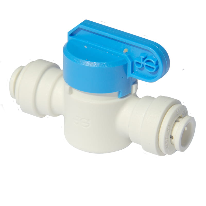 PPMSV040606W John Guest zawór kurkowy 6 mm. Zawór przelotowy na wężyk 6mm.