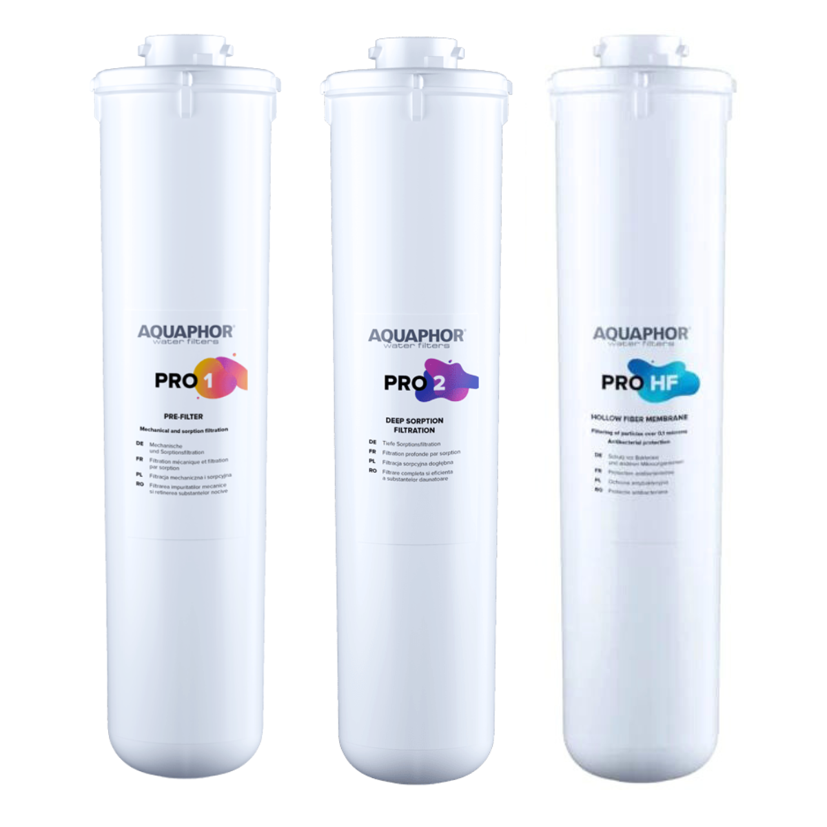 Zestaw filtrów do Aquaphor Eco Pro. Wkład Pro1, Pro 2, Pro HF.