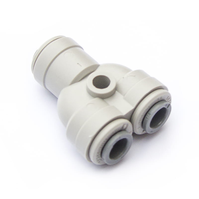 PM2308S John Guest rozdzielacz 5/16'' (8mm). Rozgałęziacz rur 3 x 5/16 cala.