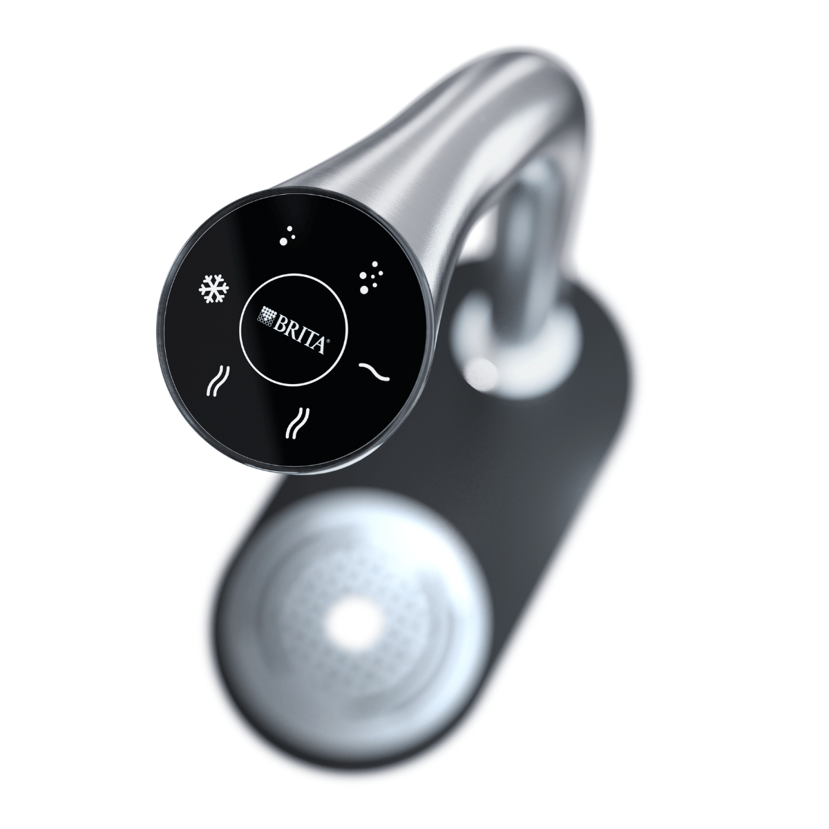 Kran filtrujący BRITA Extra C-Tap. Woda filtrowana schłodzona, gazowana, gorąca do restauracji, hotelu, kawiarni.