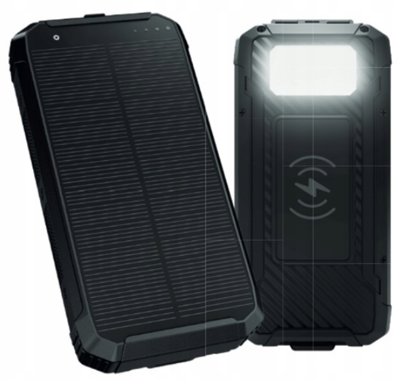 PLATINET power bank 10000mAh 46030 indukcujny solarny PMPB10SPW15 - Henryx24