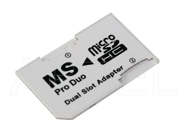 Adapter 2xMicro SD/SDHC na MS PRO DUO PSP22 - Henryx24