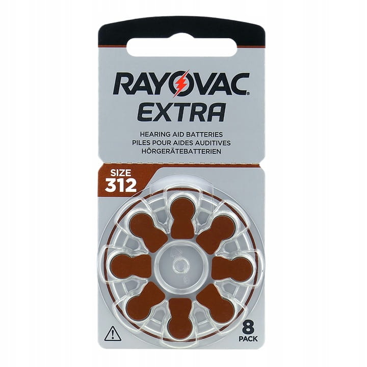 RAYOVAC Bateria Aparat Słuch 312 op-8 - Henryx24