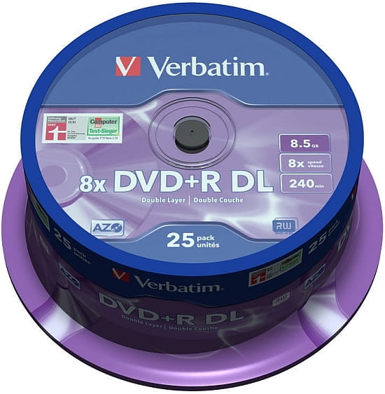 Verbatim DVD+R DL x8 8,5GB PRINT FF c-25 43667 - Henryx24