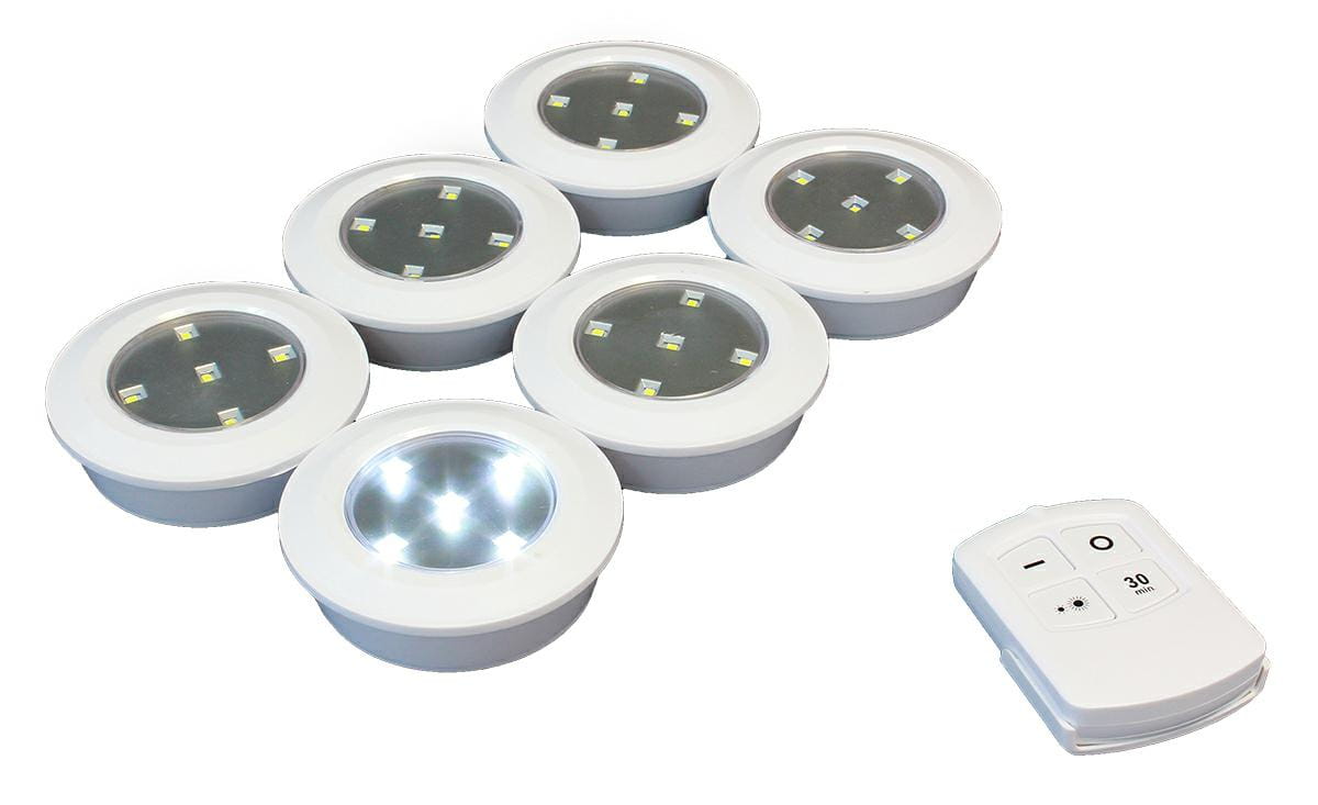 Lampka 5 LED 6szt na baerier pilot ZD23C - Henryx24