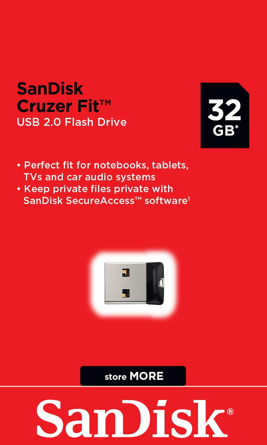 SANDISK USB 2.0 Pendrive CRUZER FIT 32GB SDCZ33-032G-G35 - Henryx24