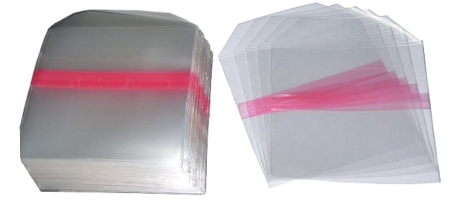 Folia 124x128 100 szt. gruba klej autopack zamykana z klejem - do gazet - Henryx24