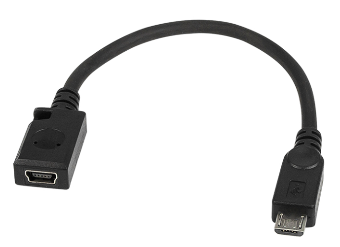 Kabel mikro USB na mini USB gniazdo OTG 75-840 - Henryx24