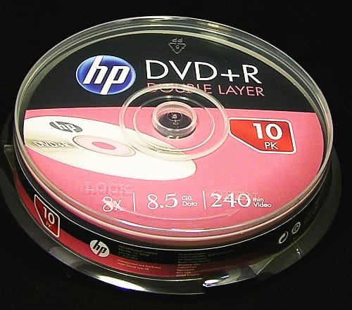 HP DVD+R DL x8 8,5GB c-10 13869 69309 - Henryx24