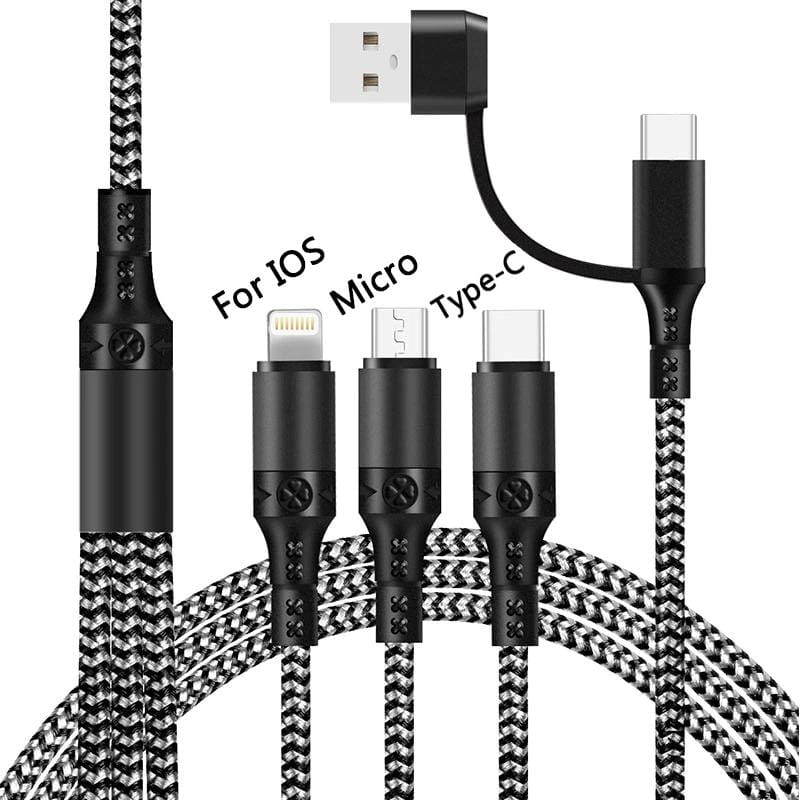 Kabel USBC+USB 5w1 Mikro USB/USBC/Light KAB000305 AMPERE - Henryx24