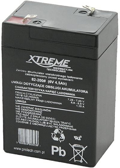XTREME Akumulator żelowy 6V 4,5Ah 82-200 - Henryx24