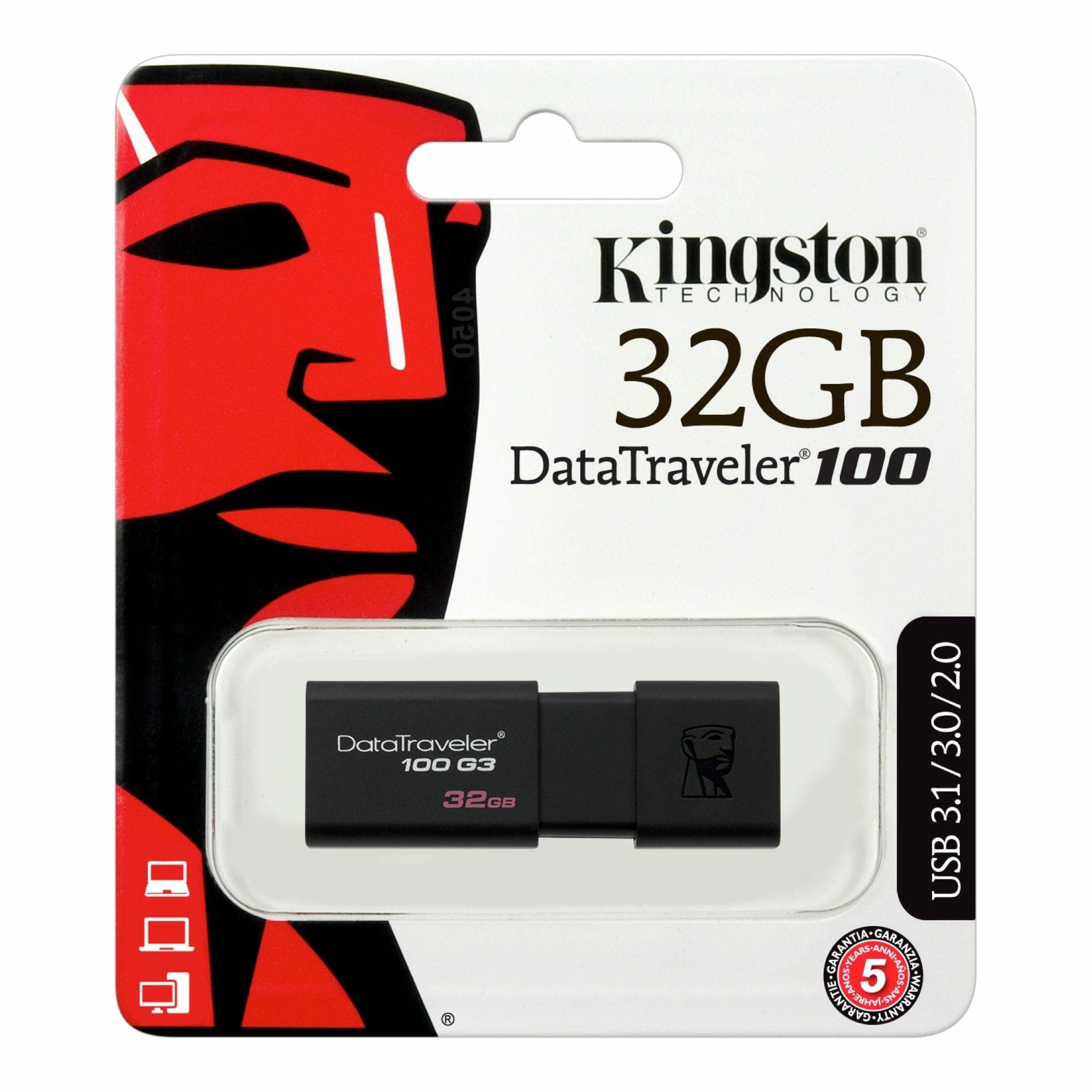 KINGSTON USB Pendrive 32GB DT100G3/32GB - Henryx24