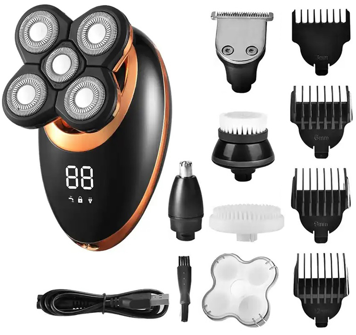 Golarka Maszynka do głowy brody DA104 trymer - Henryx24