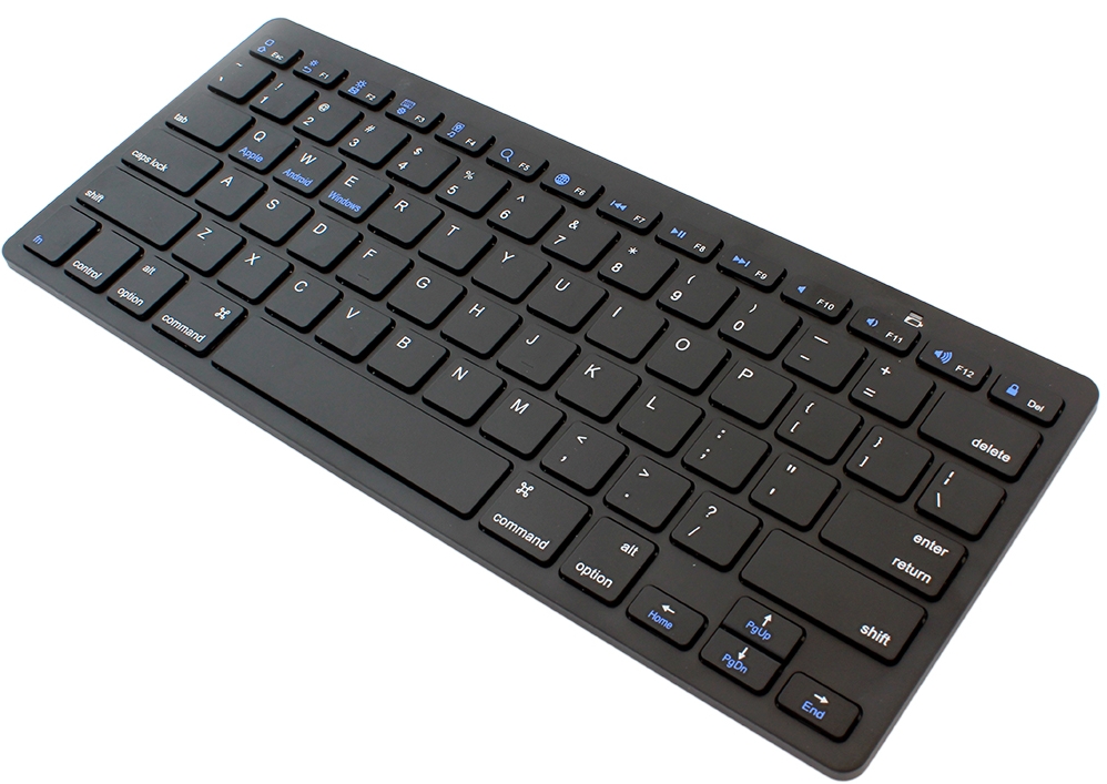 Klawiatura bezprzewodowa 2,4G AK198C czarna - Henryx24