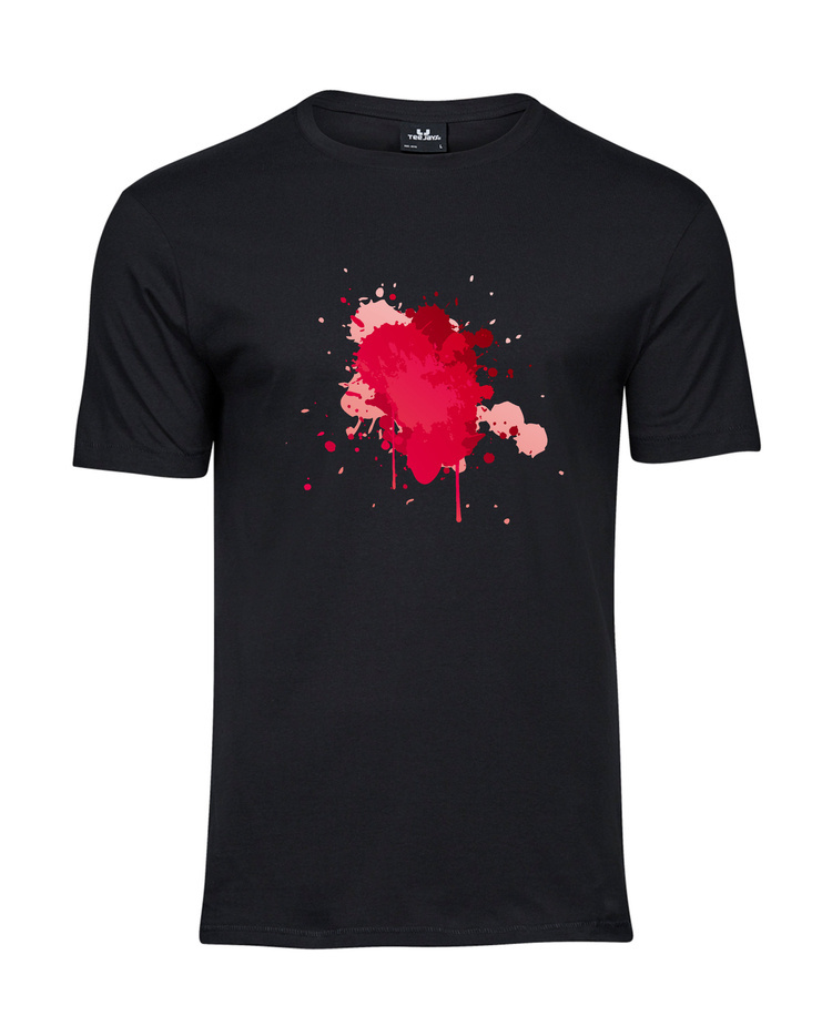 Koszulka męska T-Shirt | Red Splash | Luxury Elite Gent