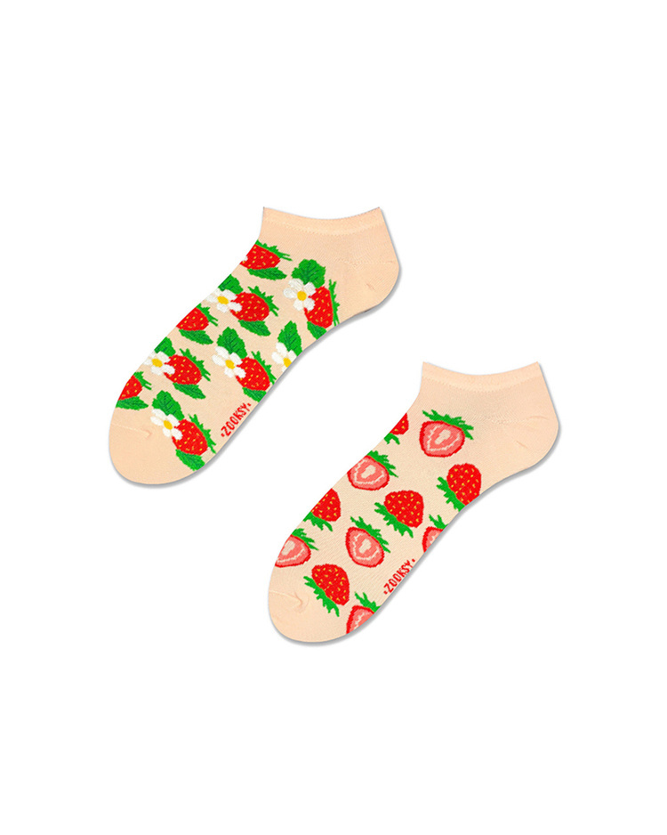Skarpetki męskie stopki | Truskawkowe | mixTURY | ZOOKSY