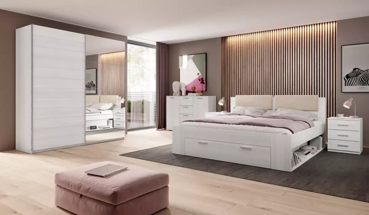 Zestaw mebli do sypialni jesion abisko GALACTIC