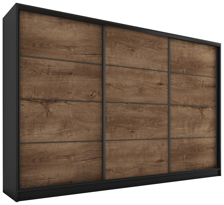 Duża szafa przesuwna 280 cm LOFT