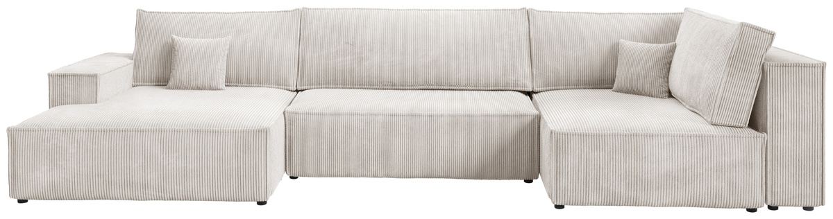 Beżowa rogówka rozkładana z funkcją spania PABLO MAXI