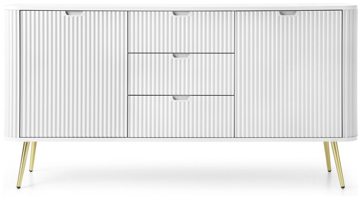 Nowoczesna komoda z szufladami 168 cm do salonu ZENIT biała
