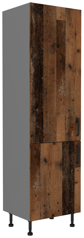 Szafka kuchenna pod zabudowę lodówki 60 cm vintage LESTY