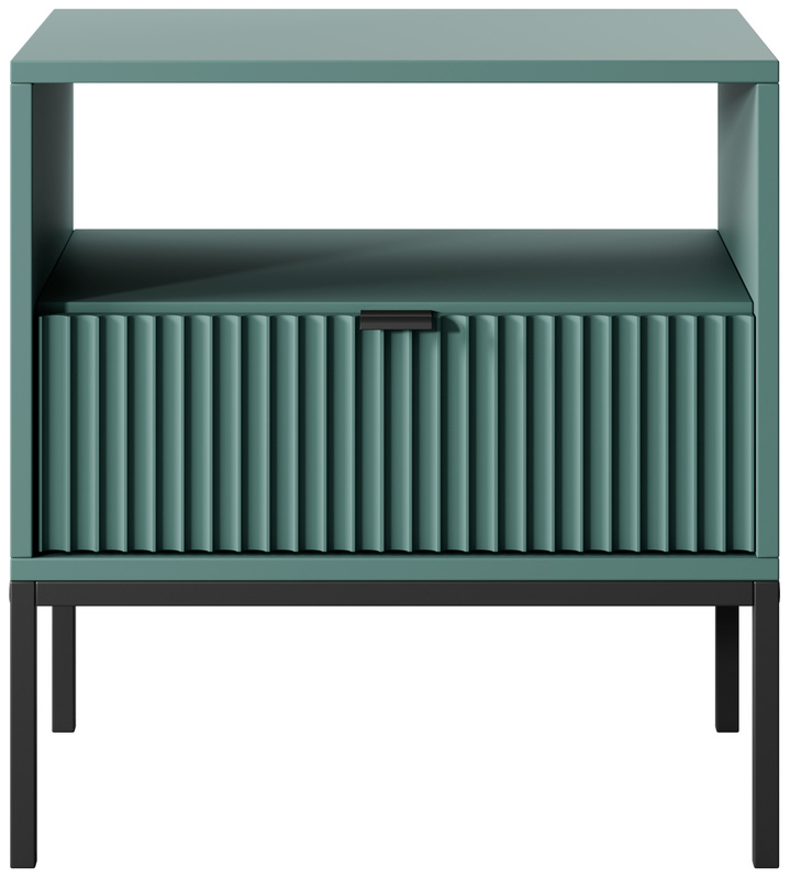 Szafka nocna z szufladą AVANTI ryflowany front