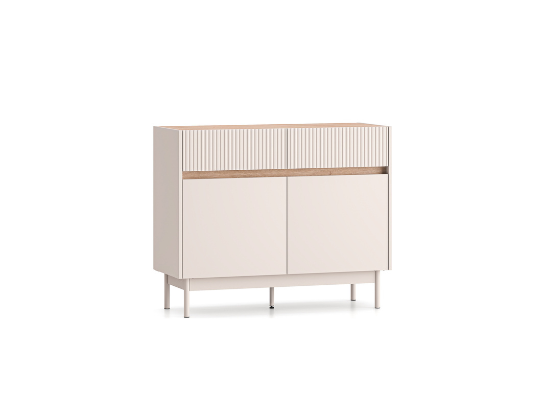 Kompaktowa komoda 104 cm młodzieżowa do pokoju DESSO kaszmir