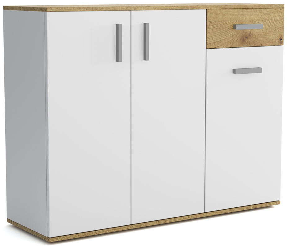 Trzydrzwiowa komoda z szufladą do przedpokoju JOVITA