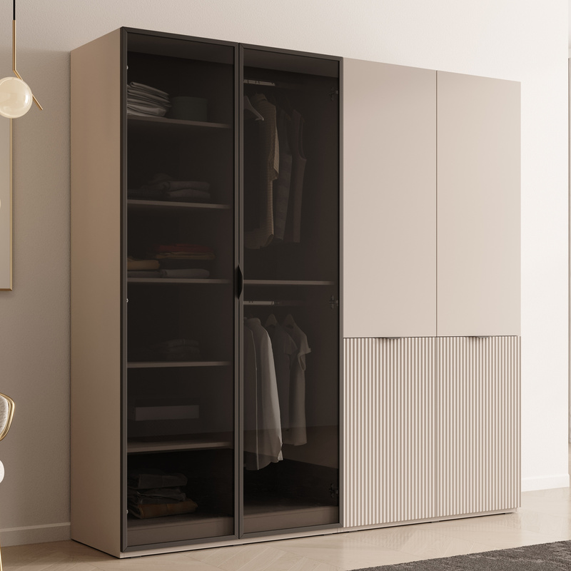 Zestaw szaf modułowych 2x101 cm kaszmir SIGMA