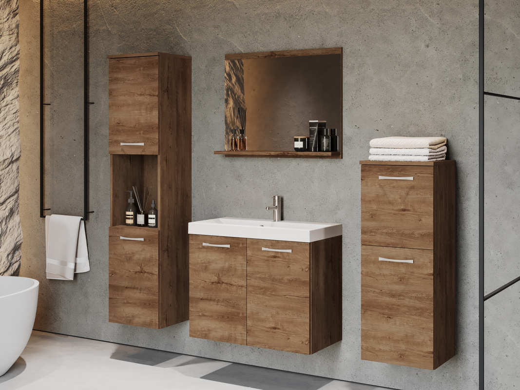 Zestaw mebli łazienkowych dąb lefkas MOLO