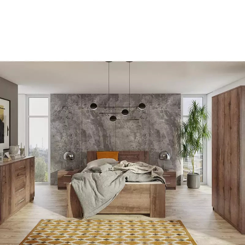 Tanie meble do sypialni dąb monastery BELLA 2