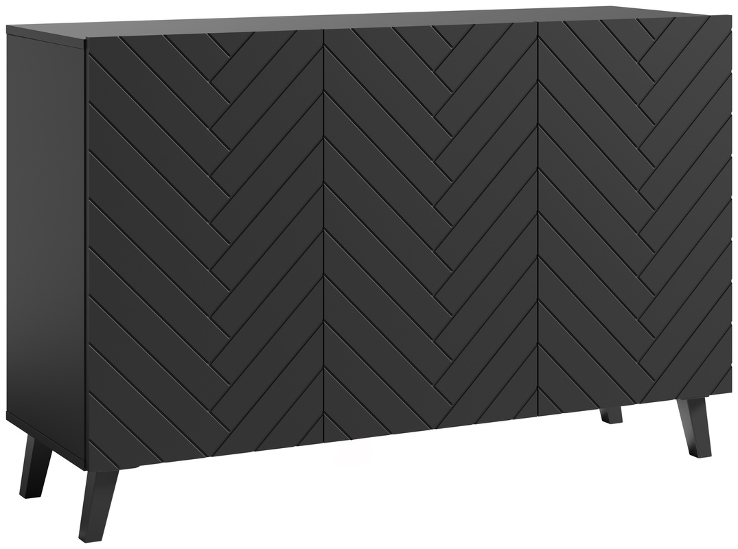 Nowoczesna komoda na nóżkach 120 cm PUNES cichy domyk