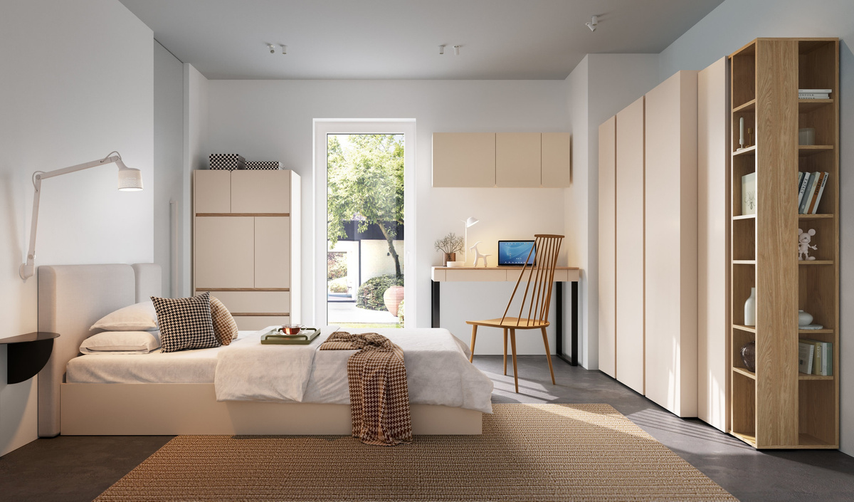 Nowoczesne meble młodzieżowe do pokoju nastolatka LISSARO