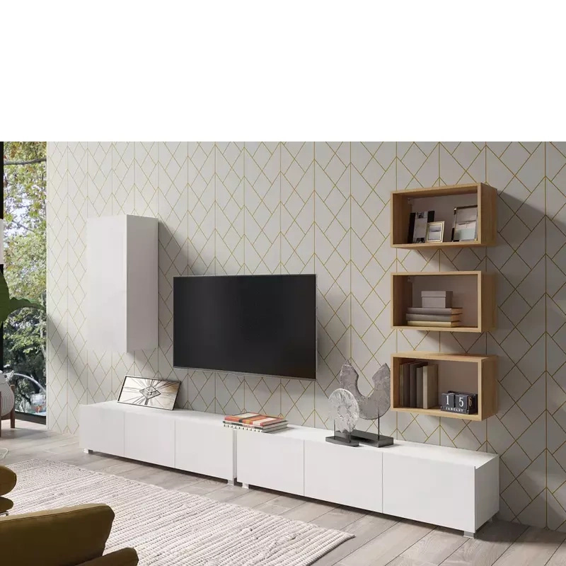 Meble do salonu biały połysk MODERN 36