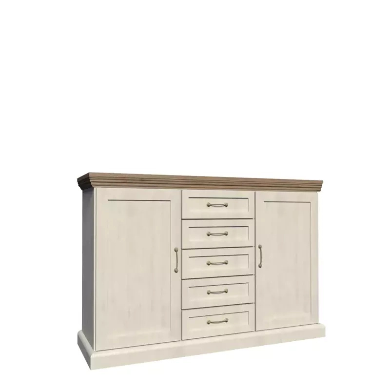 Komoda z szufladami drzwi półki ROZANO