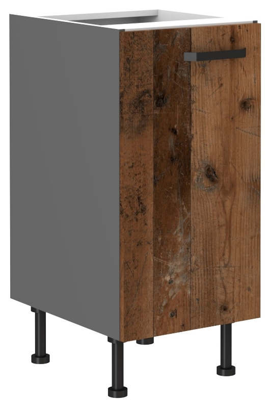 Kuchenna szafka dolna o szerokości 40 cm LESTY old style wood