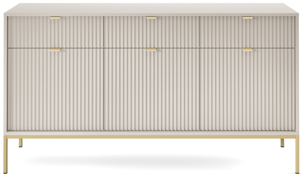 Nowoczesna trzydrzwiowa komoda z szufladami 154 cm AVANTI