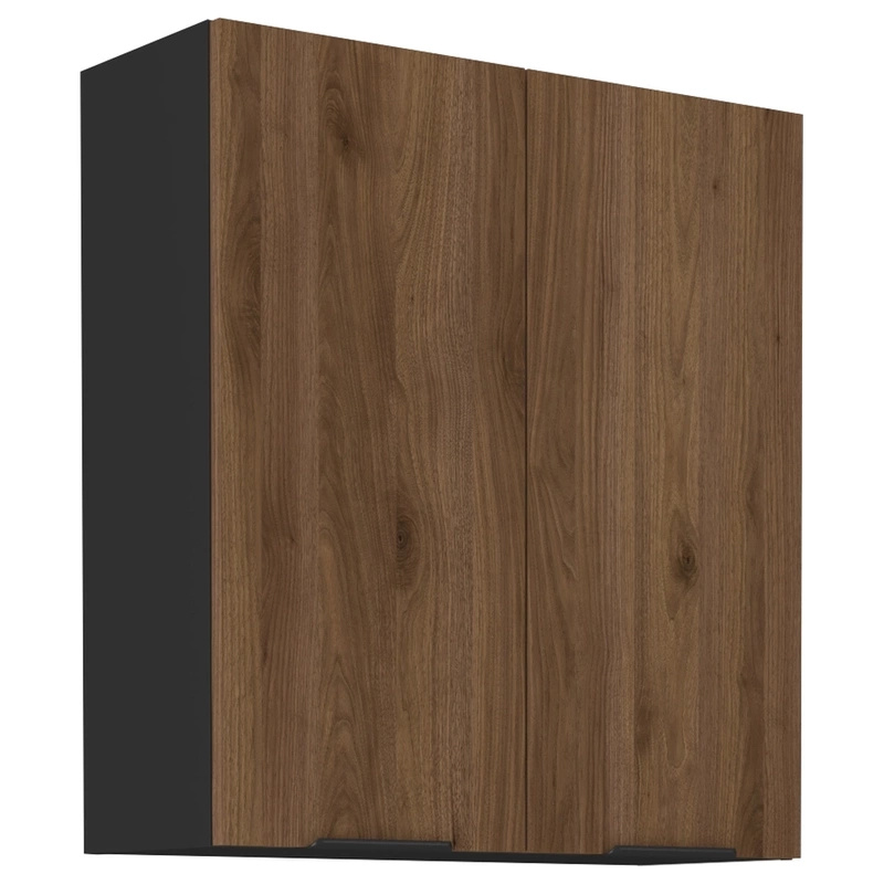 Wisząca szafka kuchenna 80 cm MARGARET orzech okapi