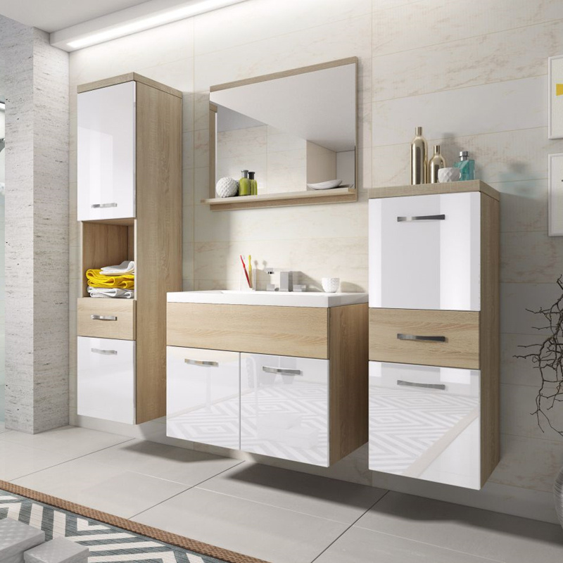 Zestaw mebli łazienkowych z umywalką ABBA