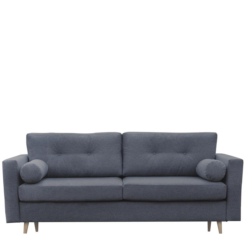 Granatowa rozkładana sofa do salonu SCENDI