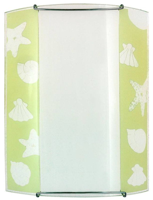 Kinkiet ścienny 1 punkt świetlny do salonu BALI białe szkło