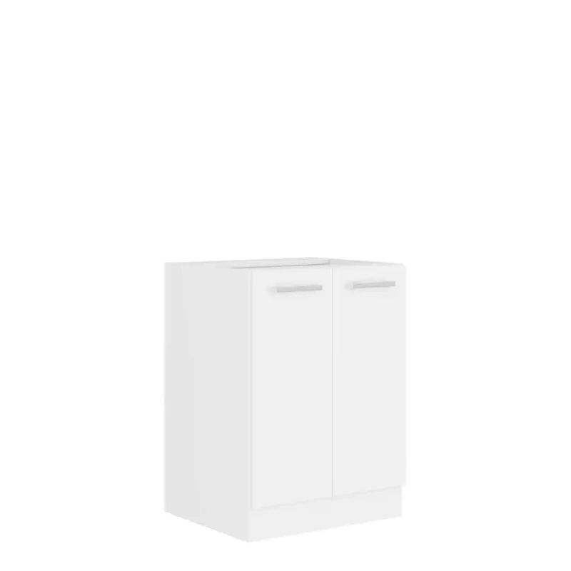 Stojąca szafka kuchenna biały mat 60 cm SNOW