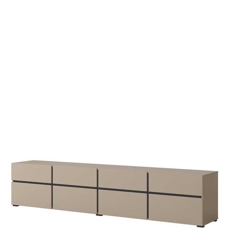 Szafka RTV do salonu pod telewizor 225 cm z szufladami CROSS