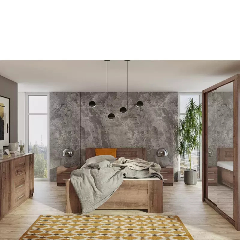 Meble sypialniane dąb monastery BELLA 4