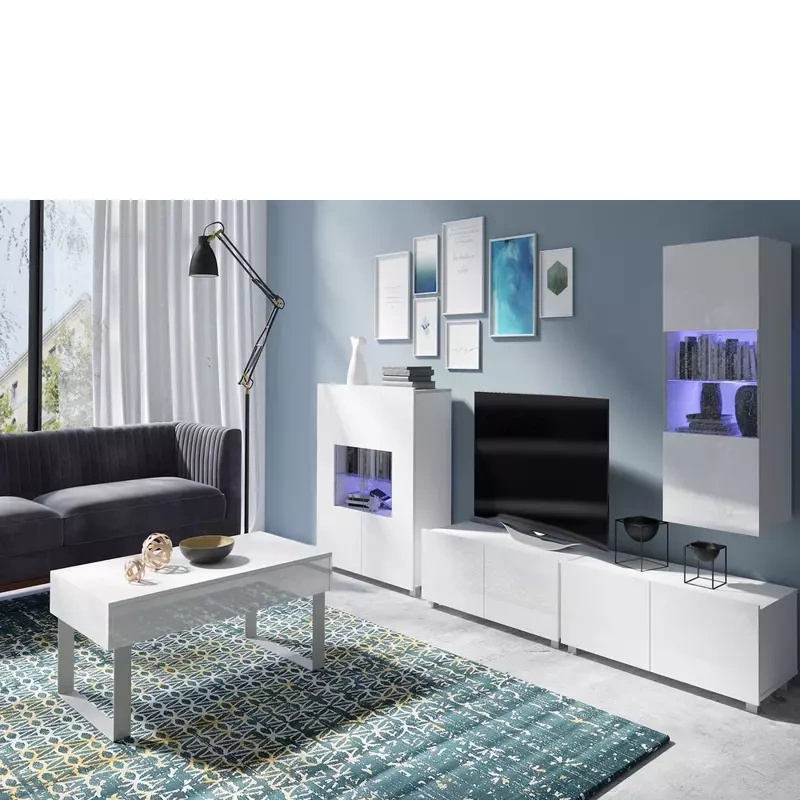 Meble do salonu MODERN 22 BIAŁY POŁYSK