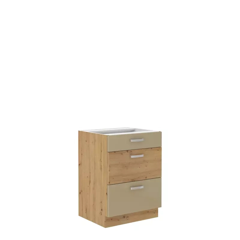 Szafka kuchenna z szufladami Cappucino 60 cm AGATA