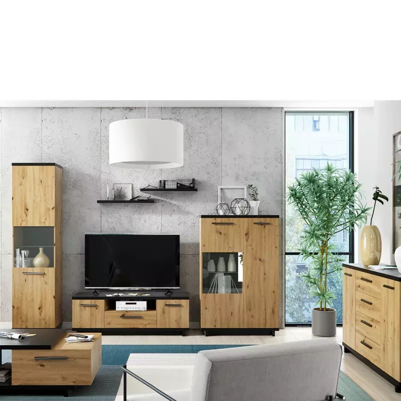 Meble systemowe dąb artisan ISMENA 3