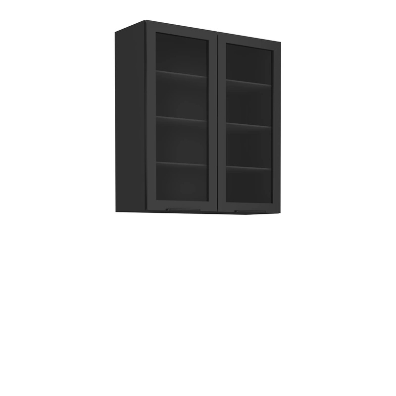 Wisząca narożna szafka kuchenna 80 cm ANES